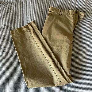 Mens Banana Republic Mason Athletic-Fit Chino Khaki/Acorn 33 x 34